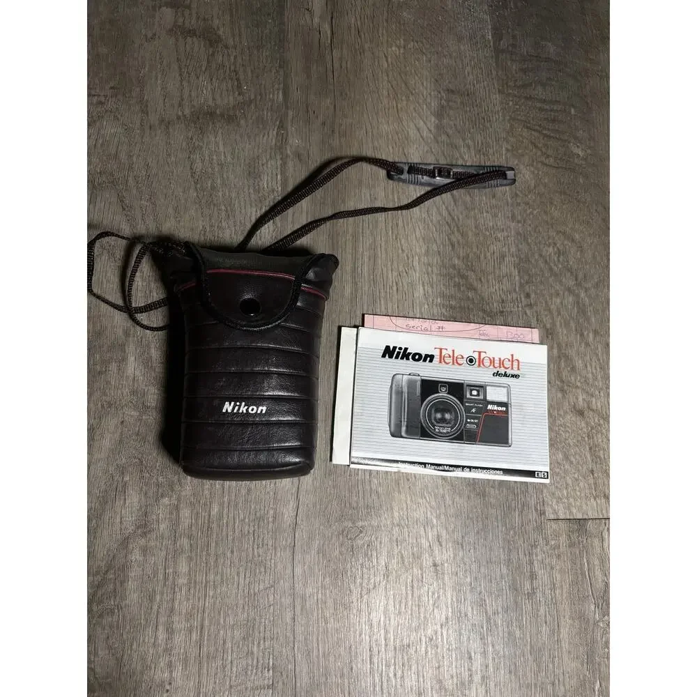 Nikon Tele Touch 300 AF Point & Shoot 35mm Film Camera 35-55mm Macro Lens